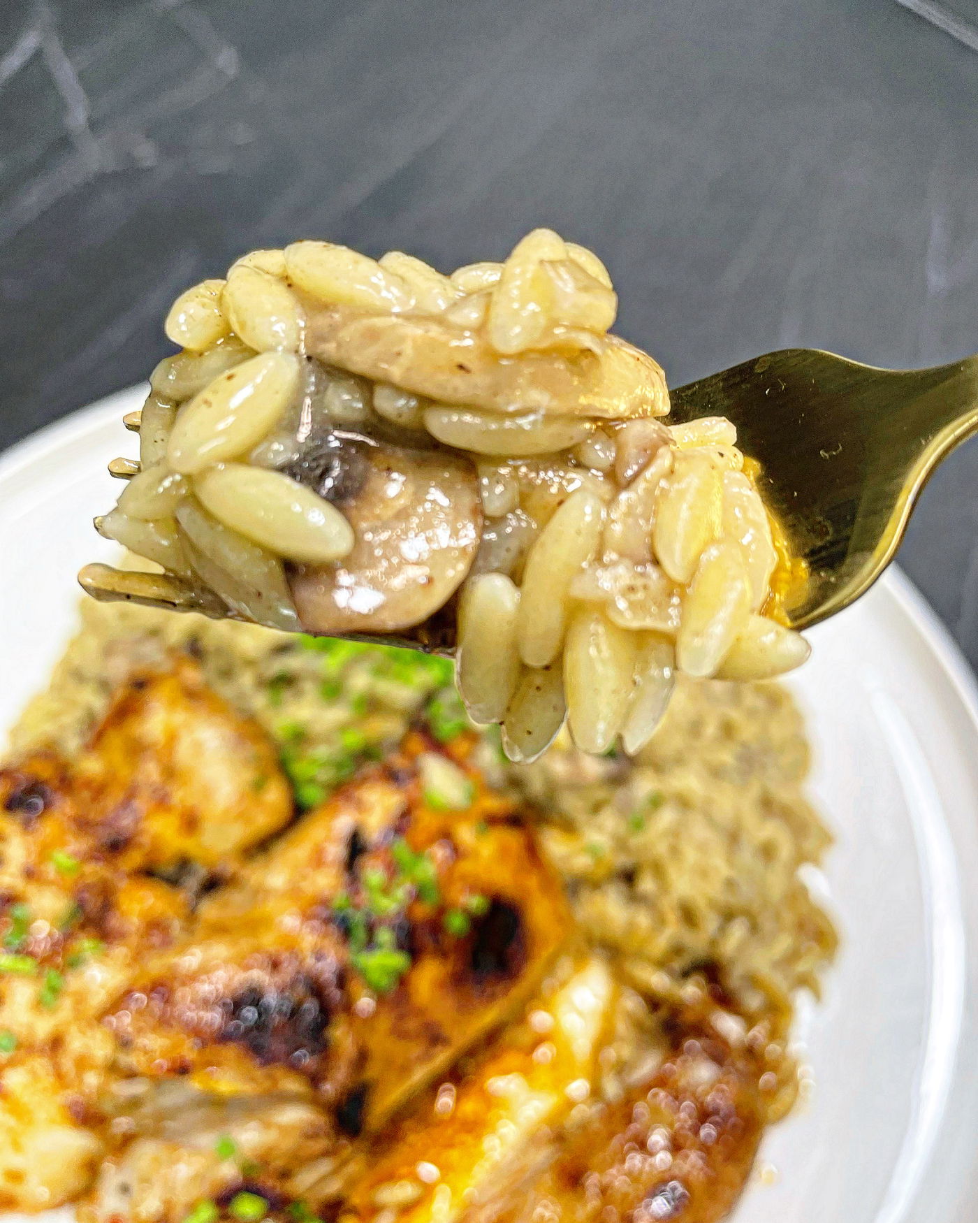 מתכון לסטייק פרגית במרינדה עם ריזוטו פתיתים של וול דאן