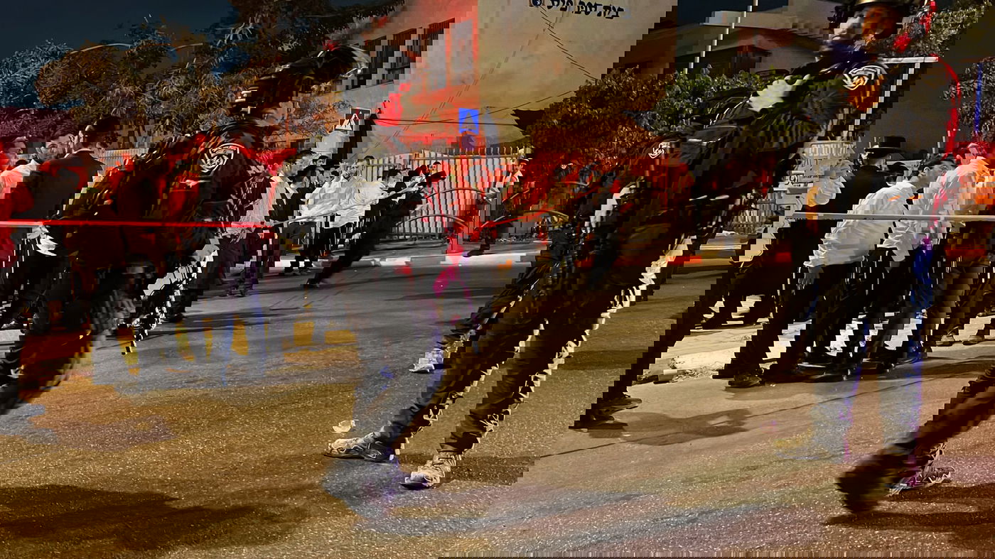 זירת הפיגוע באלעד