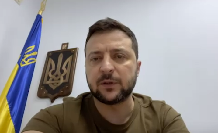 זלנסקי בדבריו, הלילה