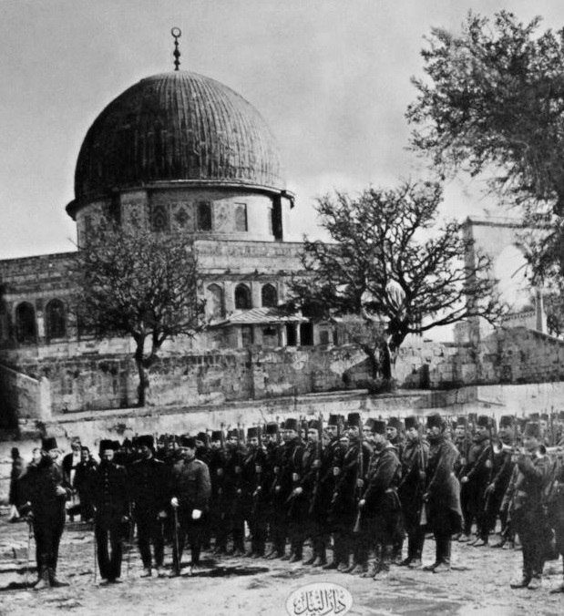 כוחות הצבא הטורקי בהר הבית, בתקופה העות'מאנית