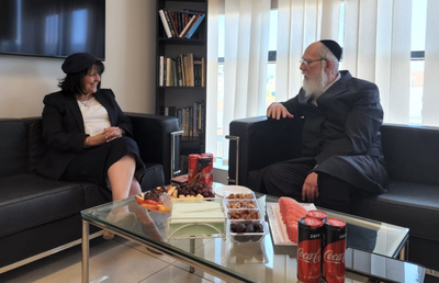 אייכלר נפגש עם עליזה בלוך: מאחל לך עוד קדנציה