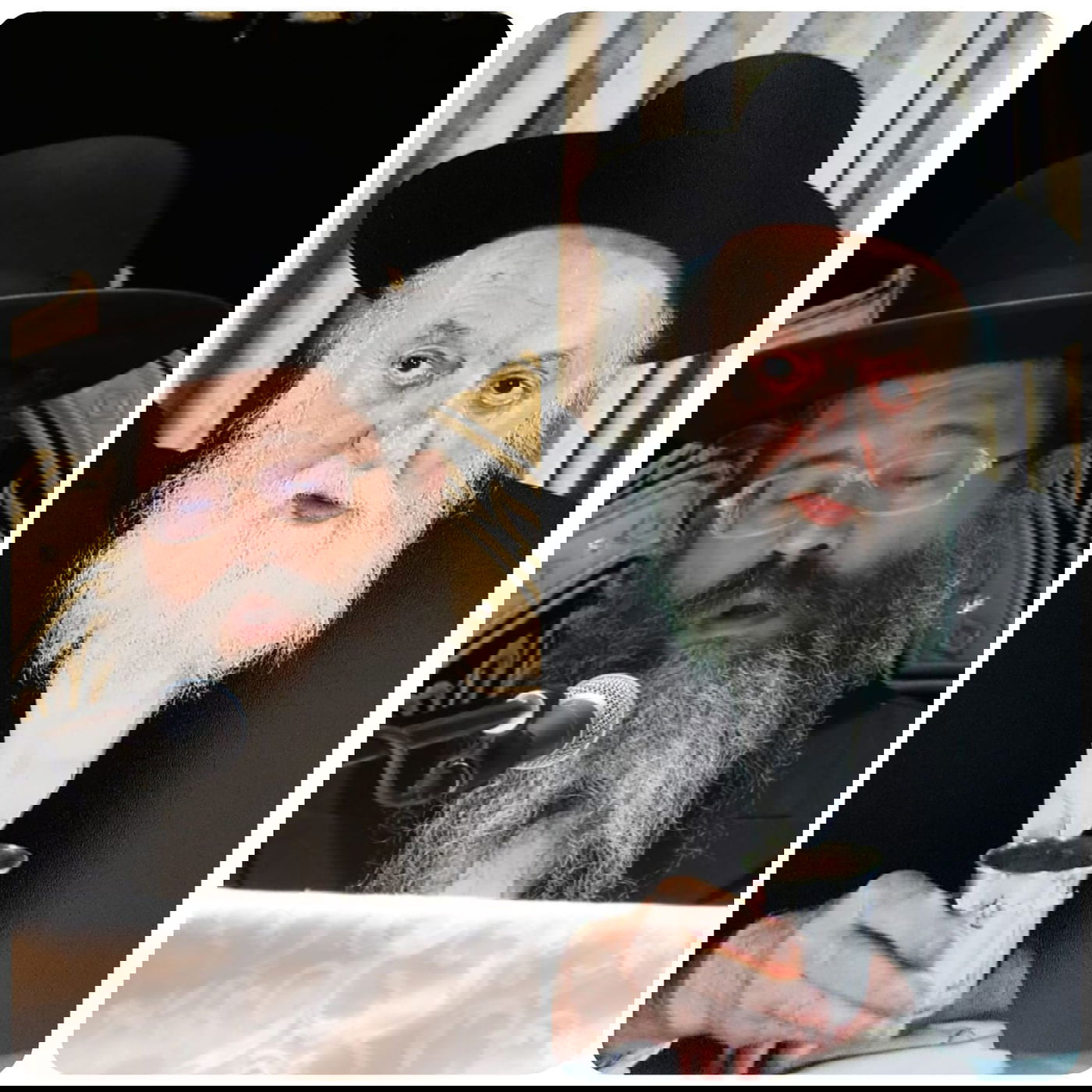 מאות בעצרת הספד לזכרו של רב קהילת חסידי גור בחיפה