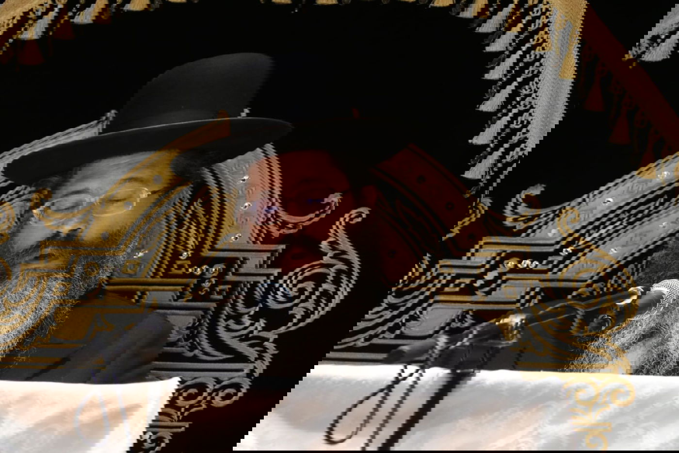 מאות בעצרת הספד לזכרו של רב קהילת חסידי גור בחיפה