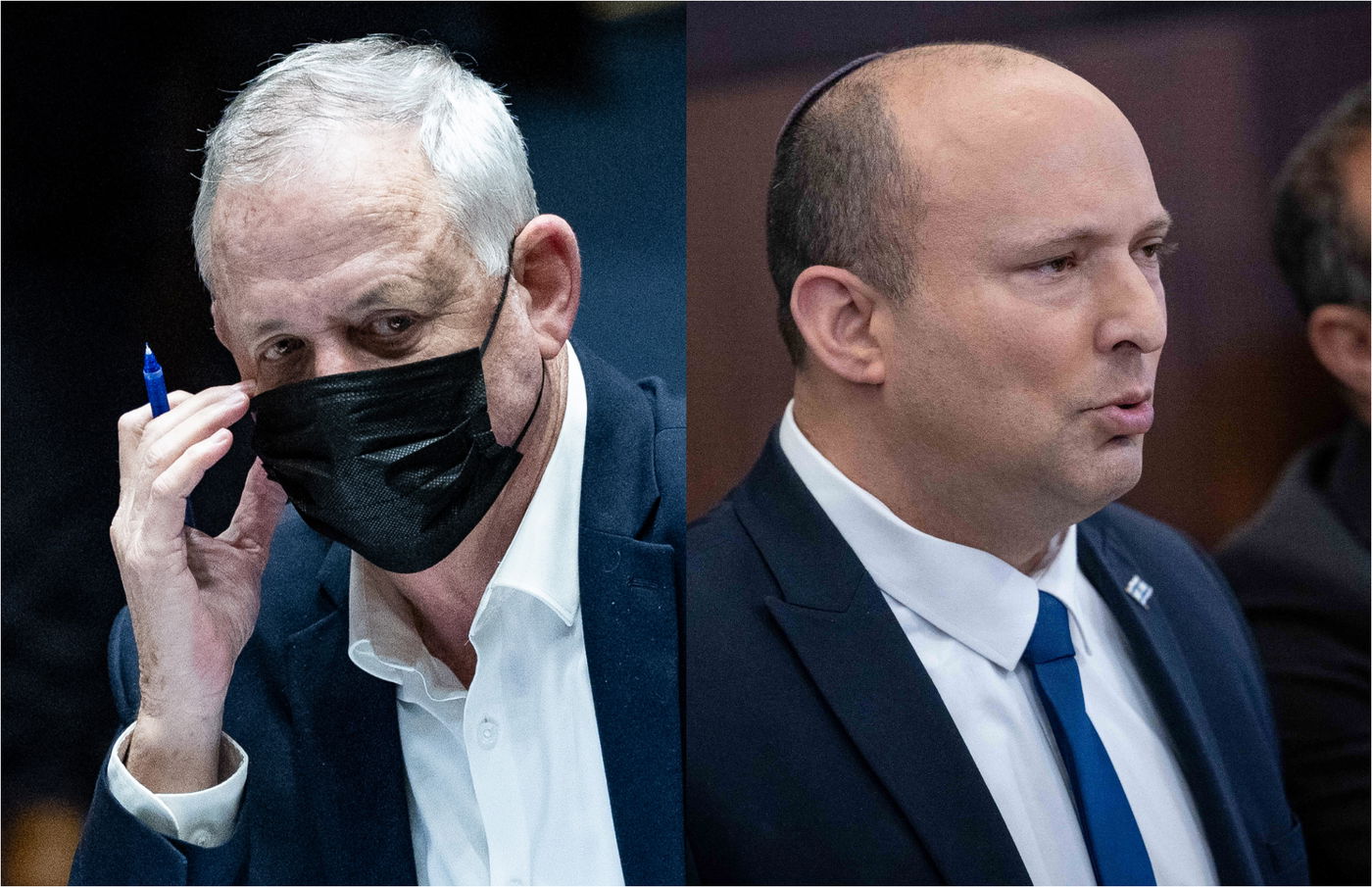 עימות חריף. גנץ ובנט