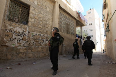 לוחמי מג"ב בפעילות בכפר סילוואן. אילוסטרציה