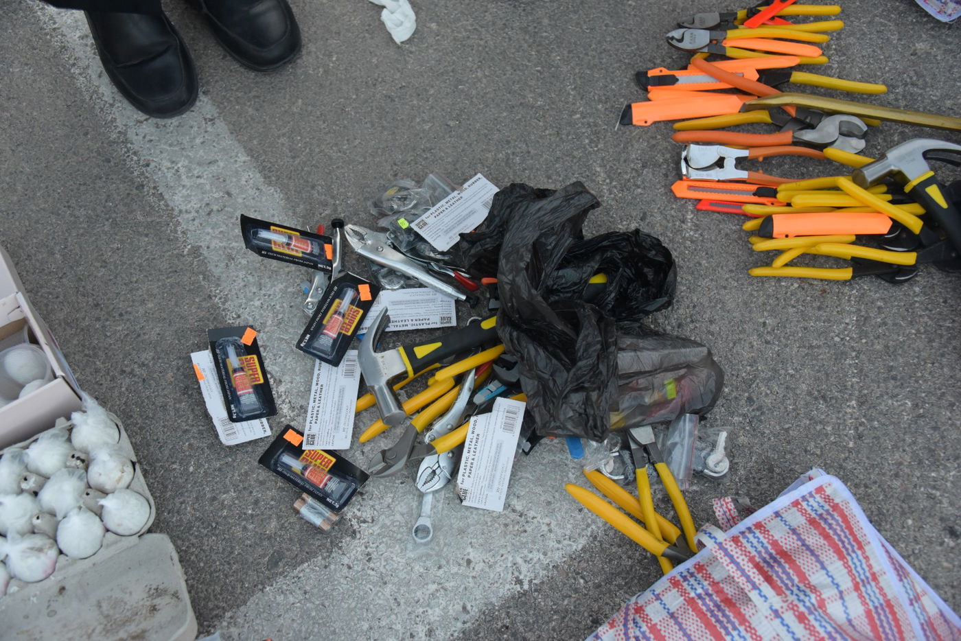 הציוד שנתפס