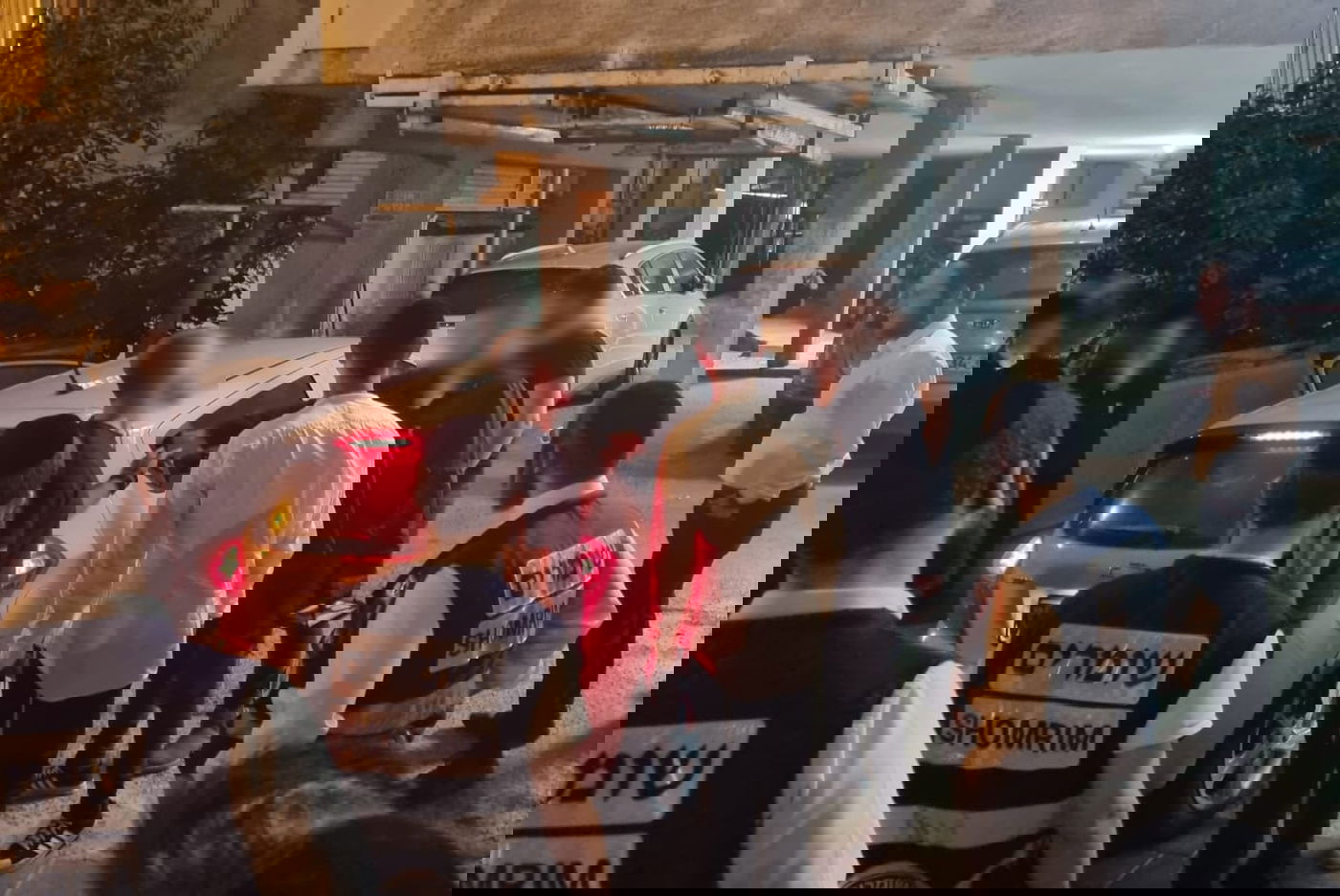 החשודים לאחר תפיסתם