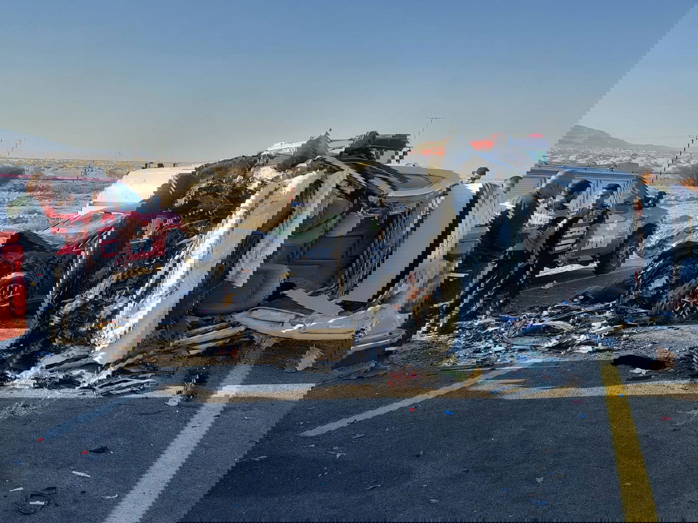 זירת התאונה הקשה