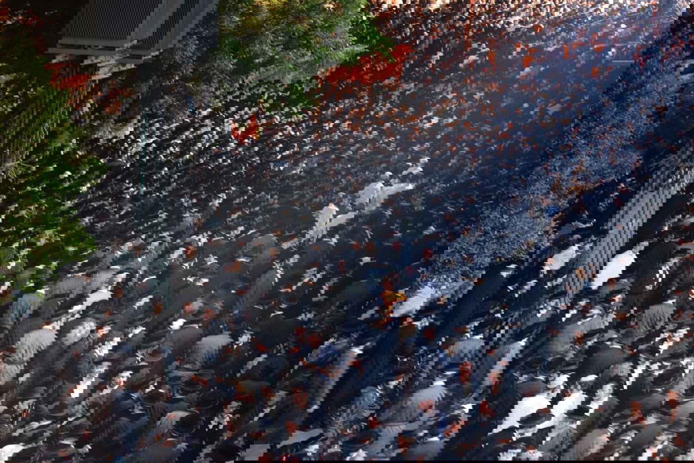 בראשות האדמו"ר: אלפים בהדלקה בתולדות אהרן