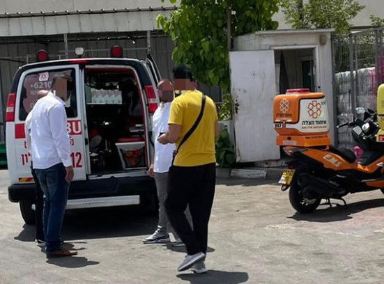 פינוי הפועל לבית החולים