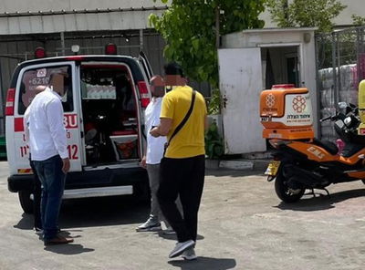 פינוי הפועל לבית החולים