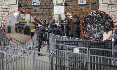 הכניסה לציון, הציון והעימותים