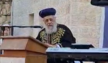 הראשל"צ הגר"י יוסף נגד מתן כהנא: "חורבן גדול"