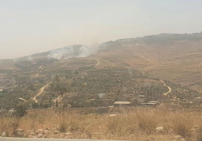 שריפה סמוך ליצהר