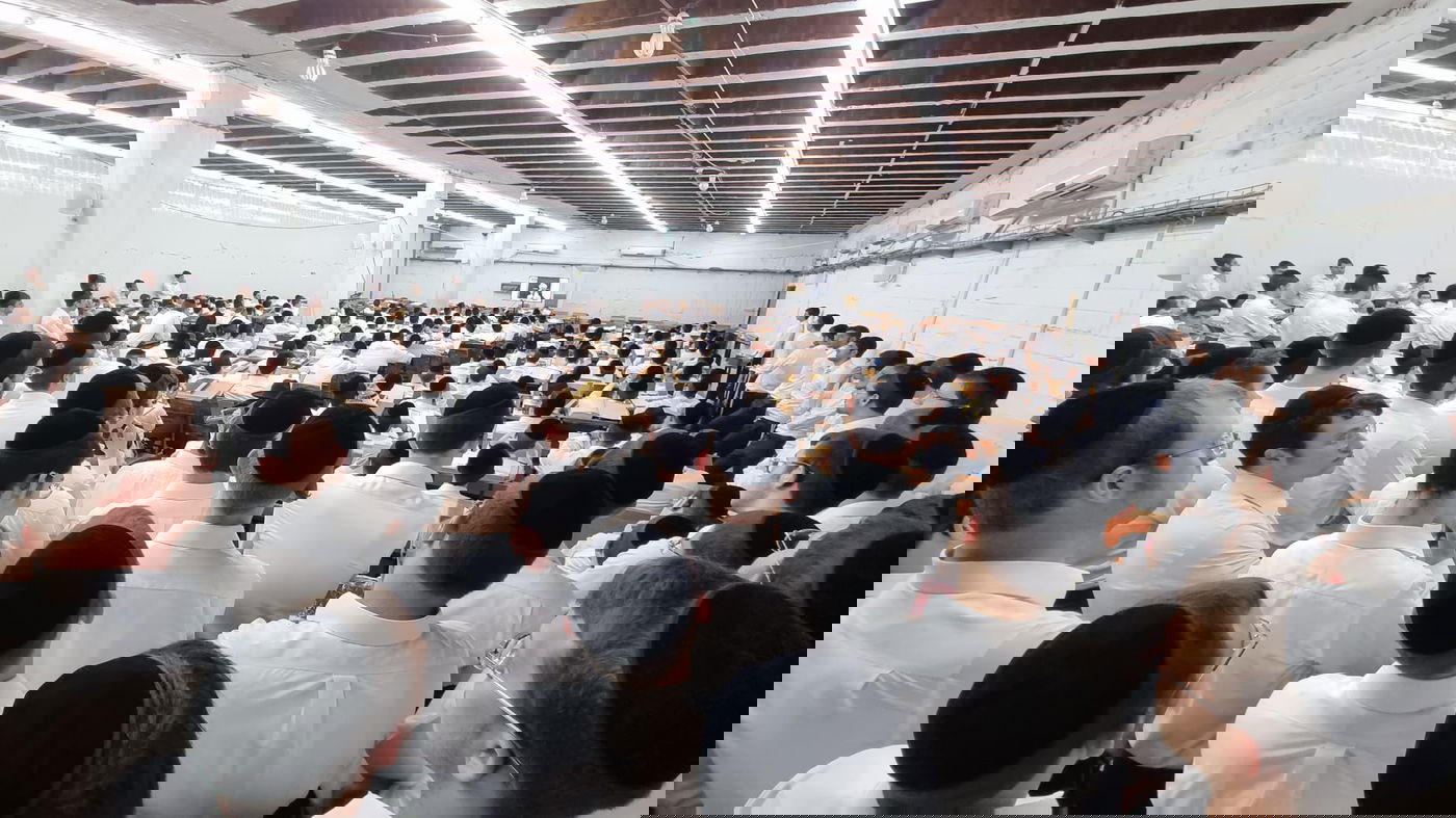 מתן תורה; אלפים במשא הגר"ג אדלשטיין