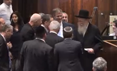 ליצמן נפרד מהכנסת