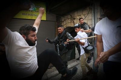 תמונת השבוע: העימות במצעד הדגלים