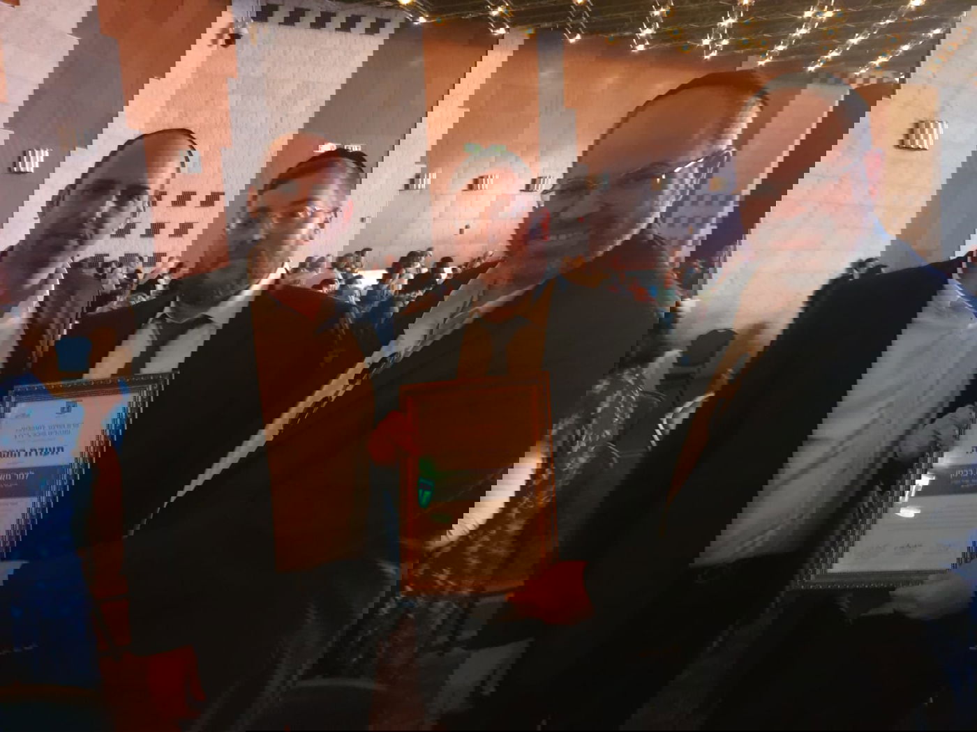 הרב ברמן במעמד