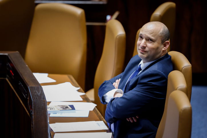 רה"מ בנט, אתמול במליאה