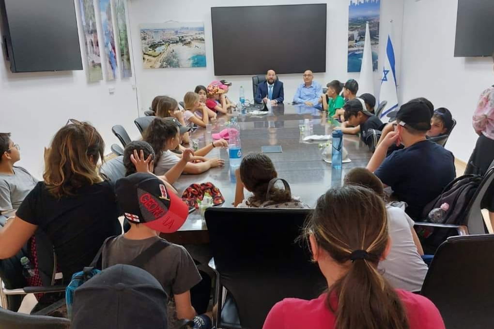 השבוע ביום שני עם תלמידי כיתות ד' מבית ספר אילן רמון