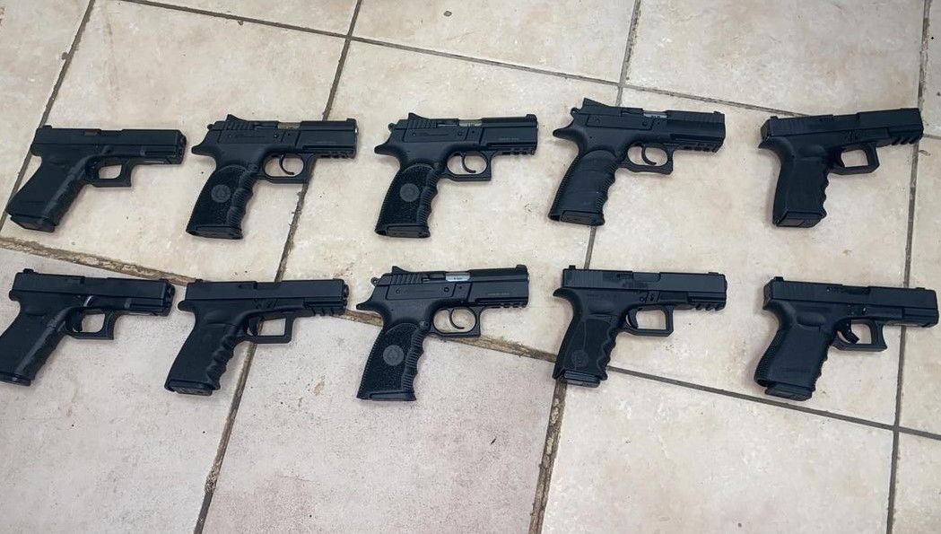 כלי הנשק שנתפסו