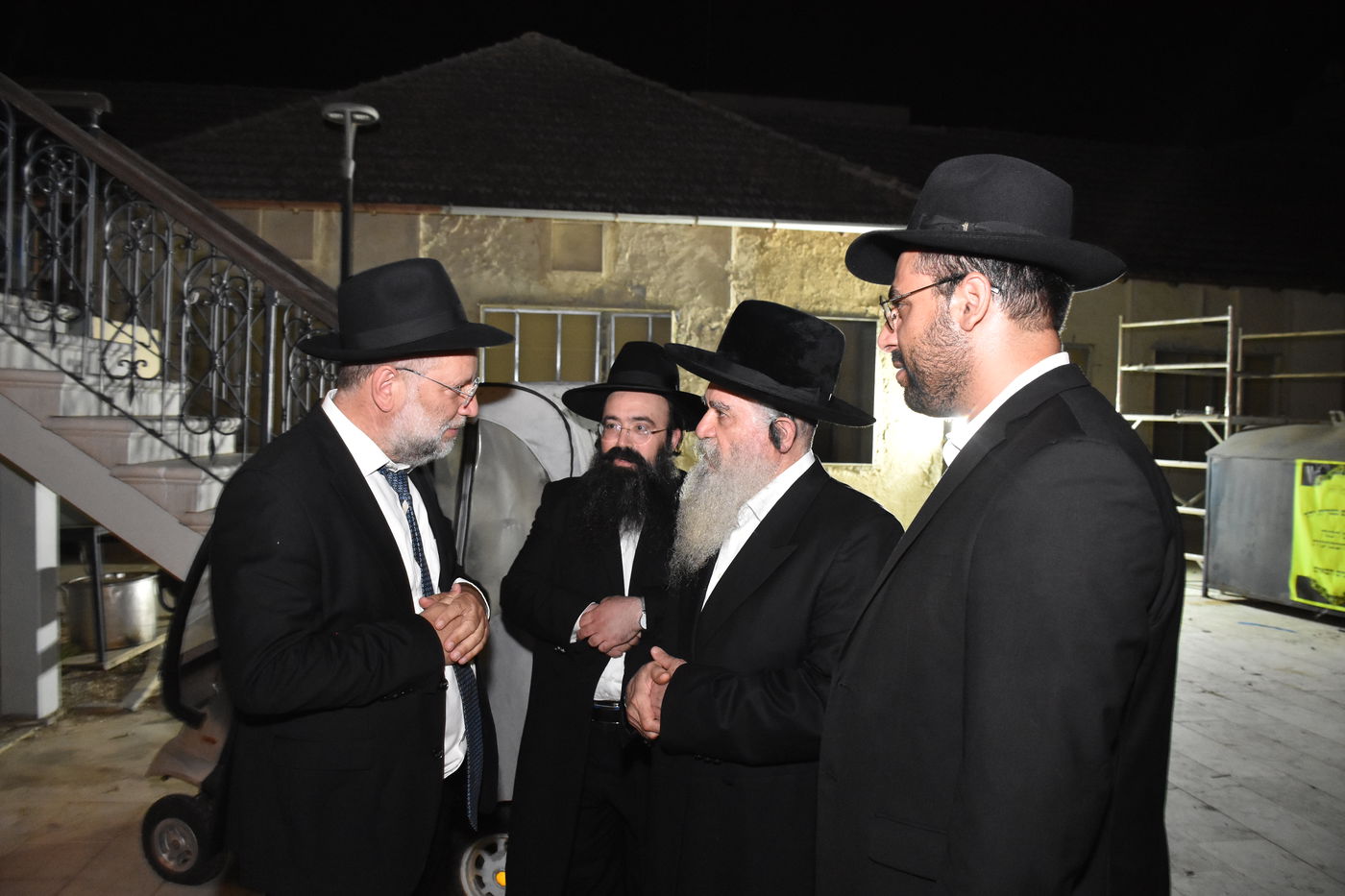 עם חקלאים: האדמו"ר חיזק את תושבי נס ציונה