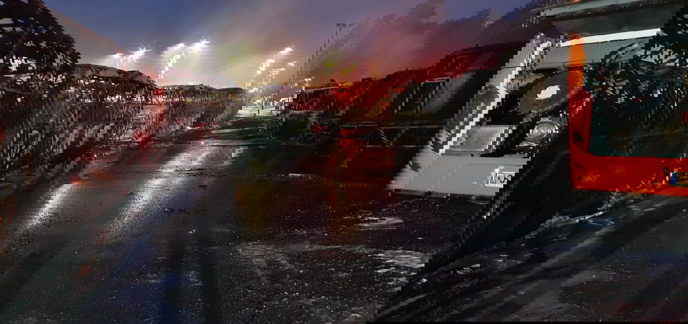 שריפת האוטובוסים בצפת; השב"כ חוקר