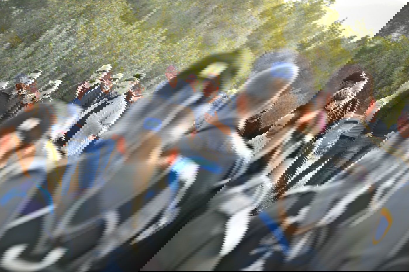 החיפושים של ימ"ר ירושלים ביער אשתאול אחר גופת ניסים שטרית ז"ל, בשנה שעברה