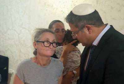 בן גביר אמש, עם משפחתה של ספיר