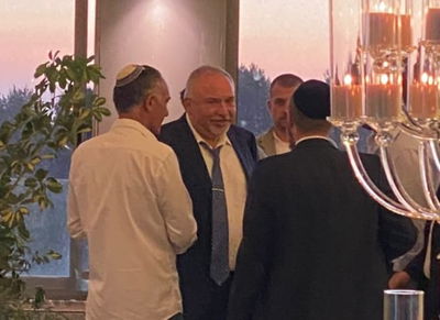 ליברמן בחתונה החרדית