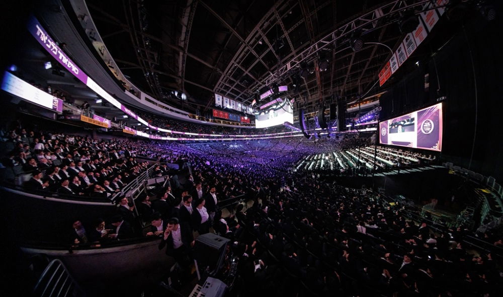 תיעוד מרגש: 25 אלף איש התכנסו להוקיר את לומדי התורה