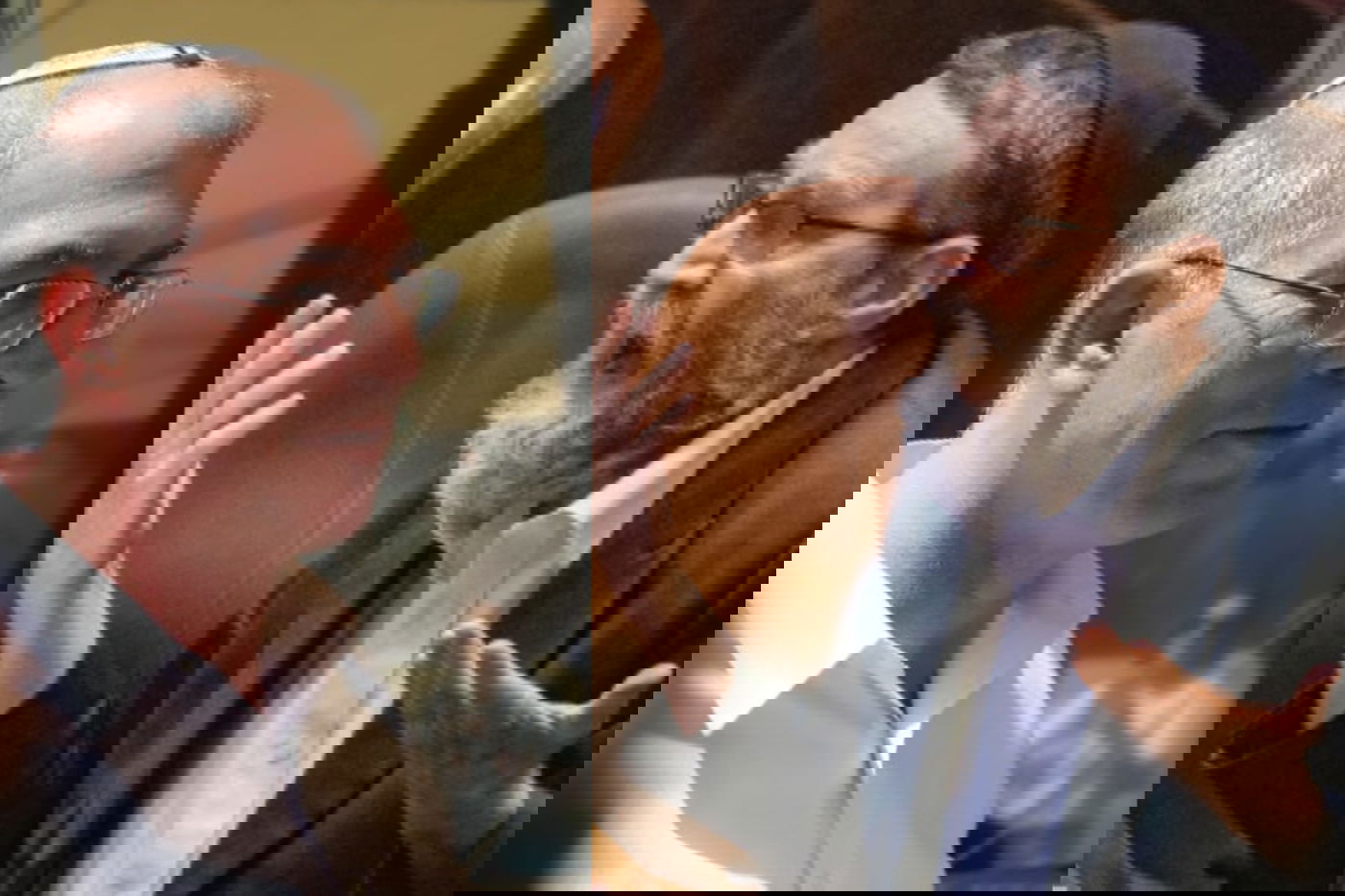 יו"ר יהדות התורה משה גפני וניר אורבך