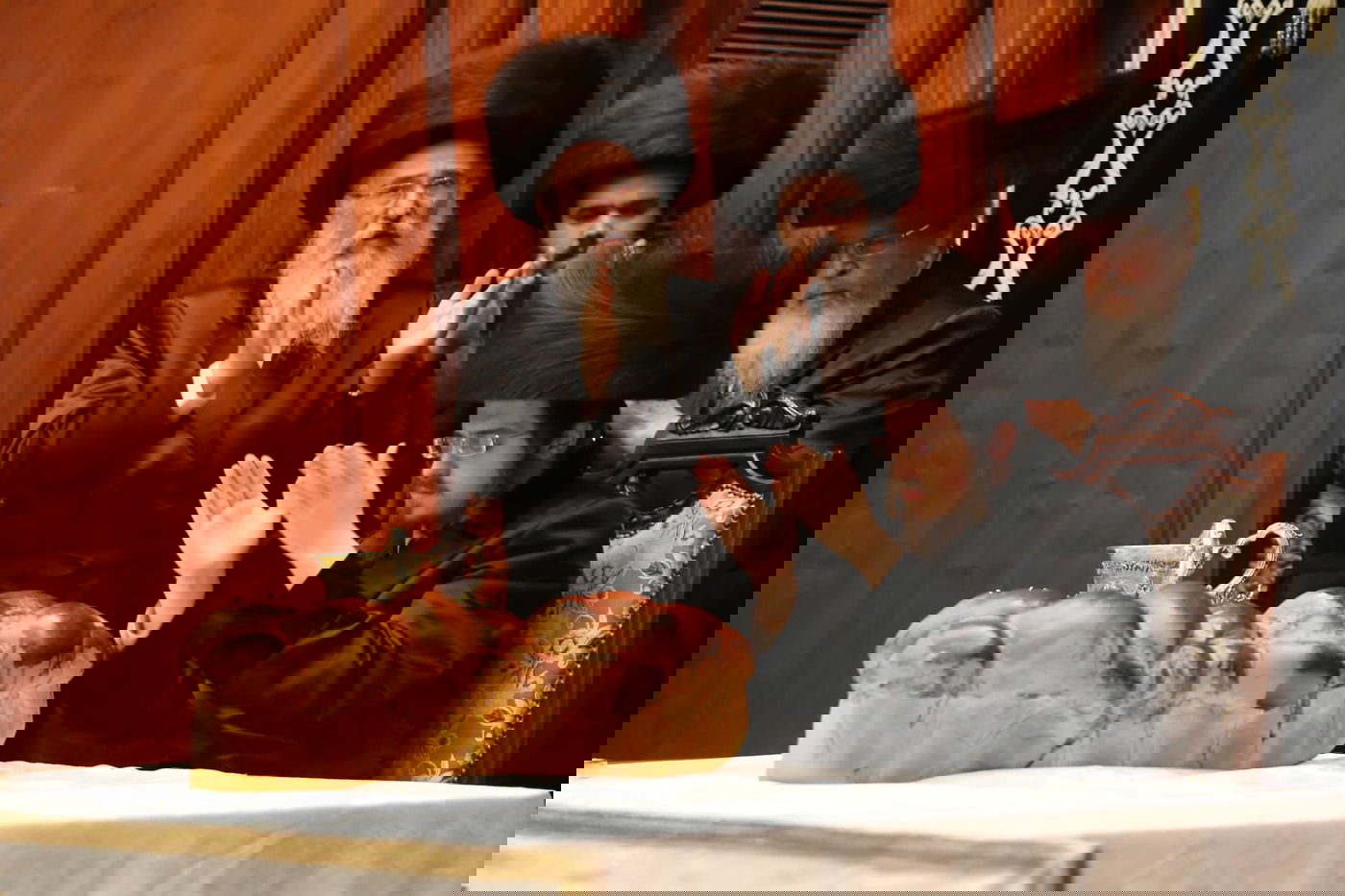 בסאדיגורה חגגו את נישואי אחיו הצעיר של הרבי - מרחוק