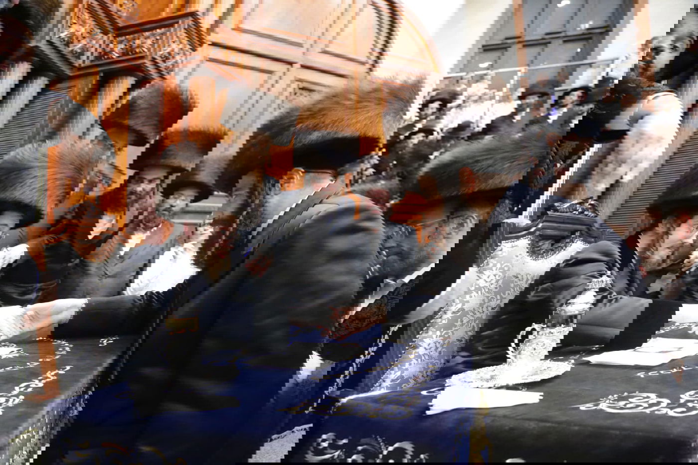 בסאדיגורה חגגו את נישואי אחיו הצעיר של הרבי - מרחוק