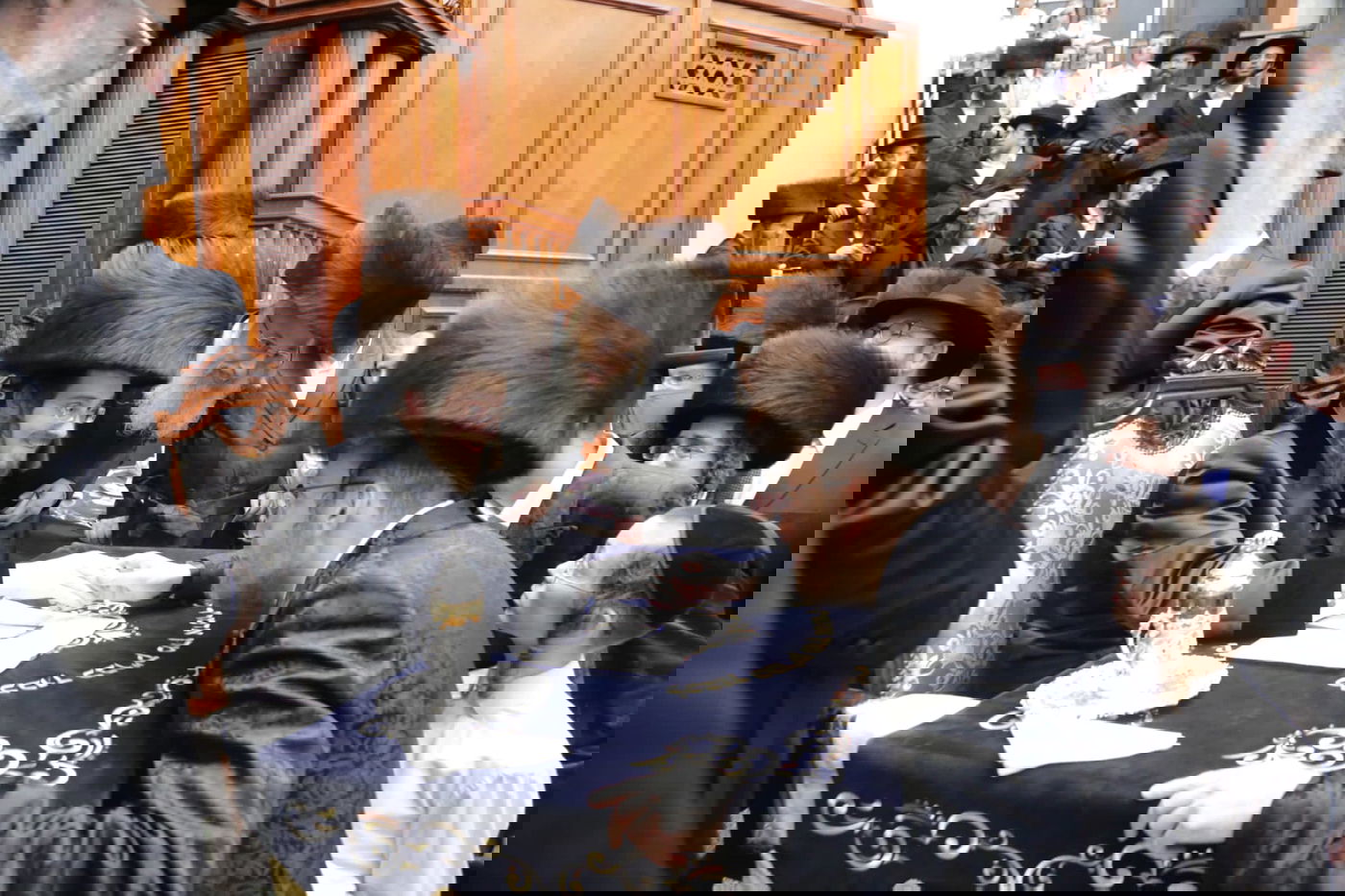 בסאדיגורה חגגו את נישואי אחיו הצעיר של הרבי - מרחוק