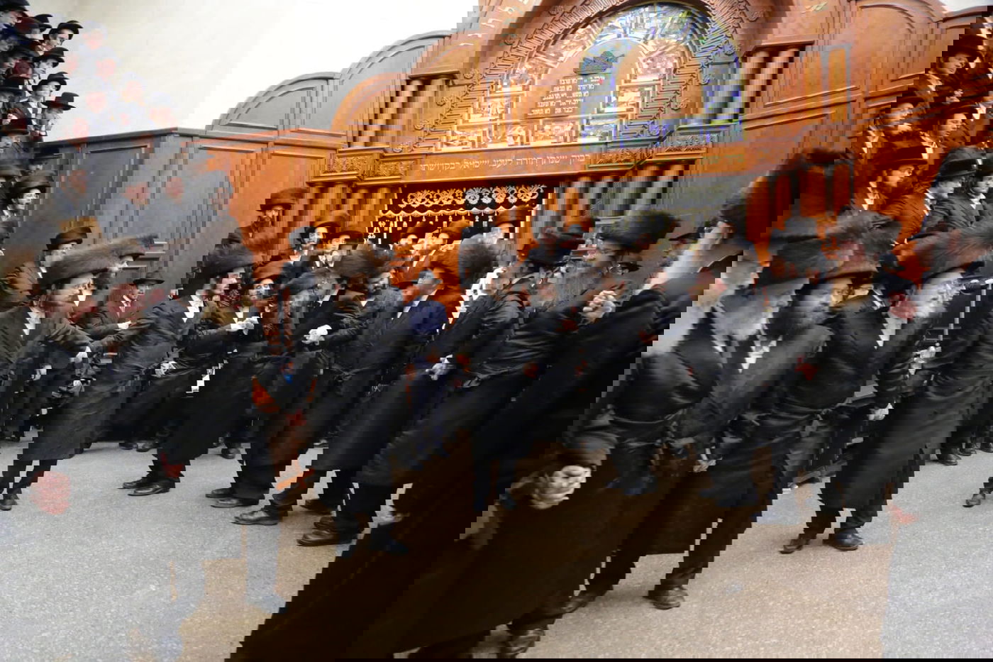 בסאדיגורה חגגו את נישואי אחיו הצעיר של הרבי - מרחוק