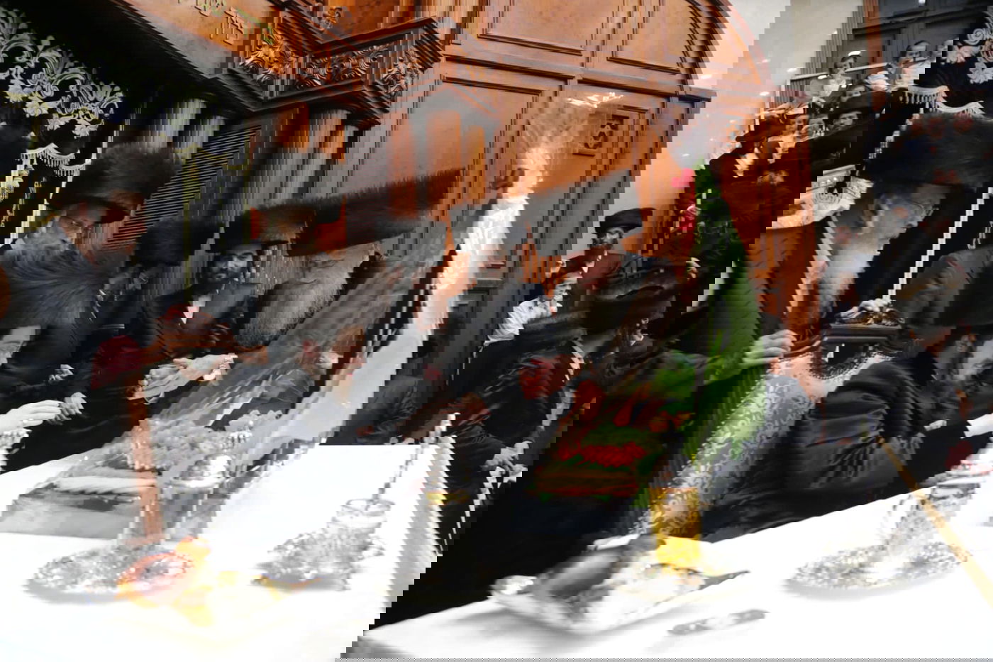 בסאדיגורה חגגו את נישואי אחיו הצעיר של הרבי - מרחוק