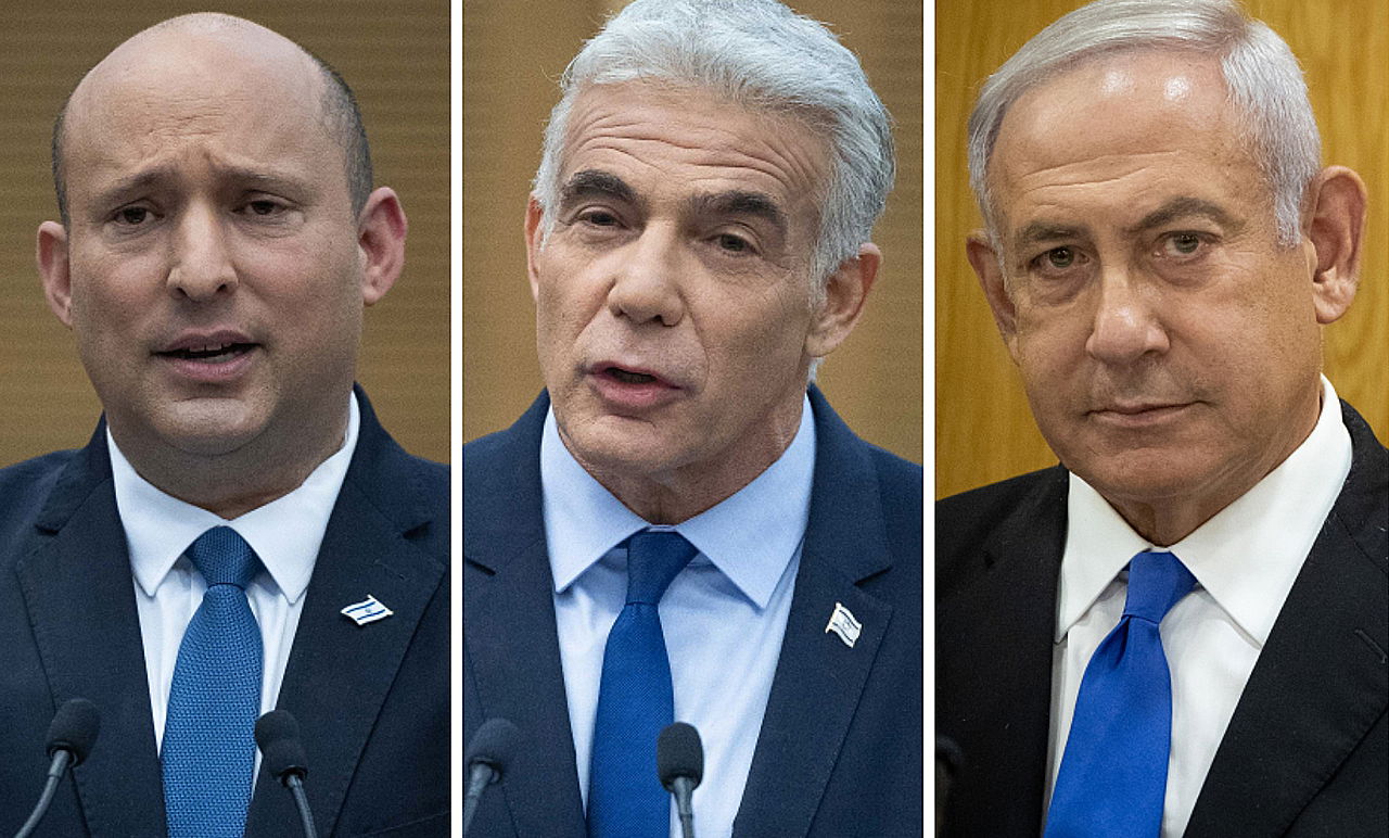 נתניהו, לפיד ובנט