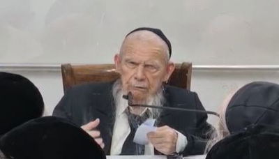 ראש הישיבה בדבריו אמש