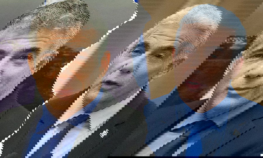 ראש הממשלה הבא יאיר לפיד, השבוע (2022); משמאל: שר האוצר יאיר לפיד (2013)