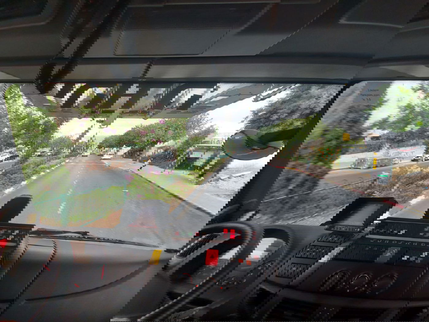 בסיור ברחבי העיר. "לפעמים מנופפים לנו לשלום"