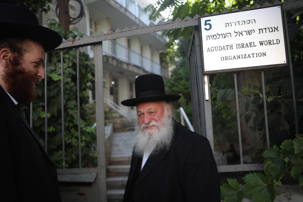 חברי מועצת גדולי התורה של אגודת ישראל מתכנסים