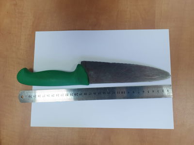 הסכין שנתפסה