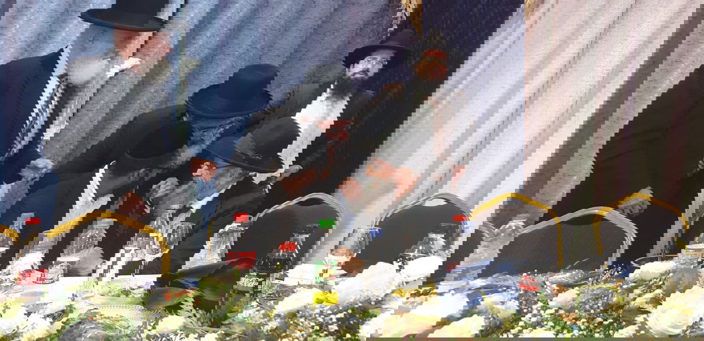 תיעוד מרהיב משמחת בר המצווה לבניו של הגה"צ רבי ישראל אברג'ל