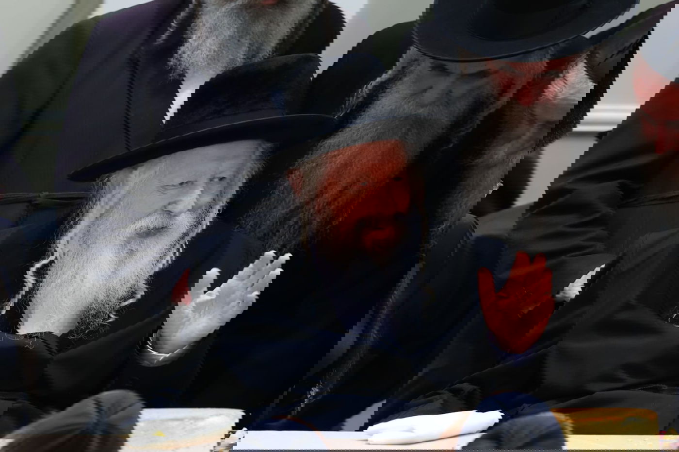 הרבי מגור בשבע ברכות