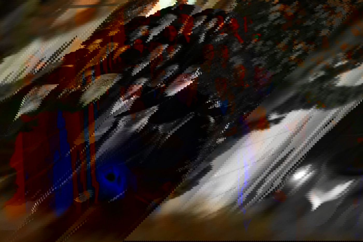 הרבי מגור בשבע ברכות לנכדת מנכ"ל החסידות