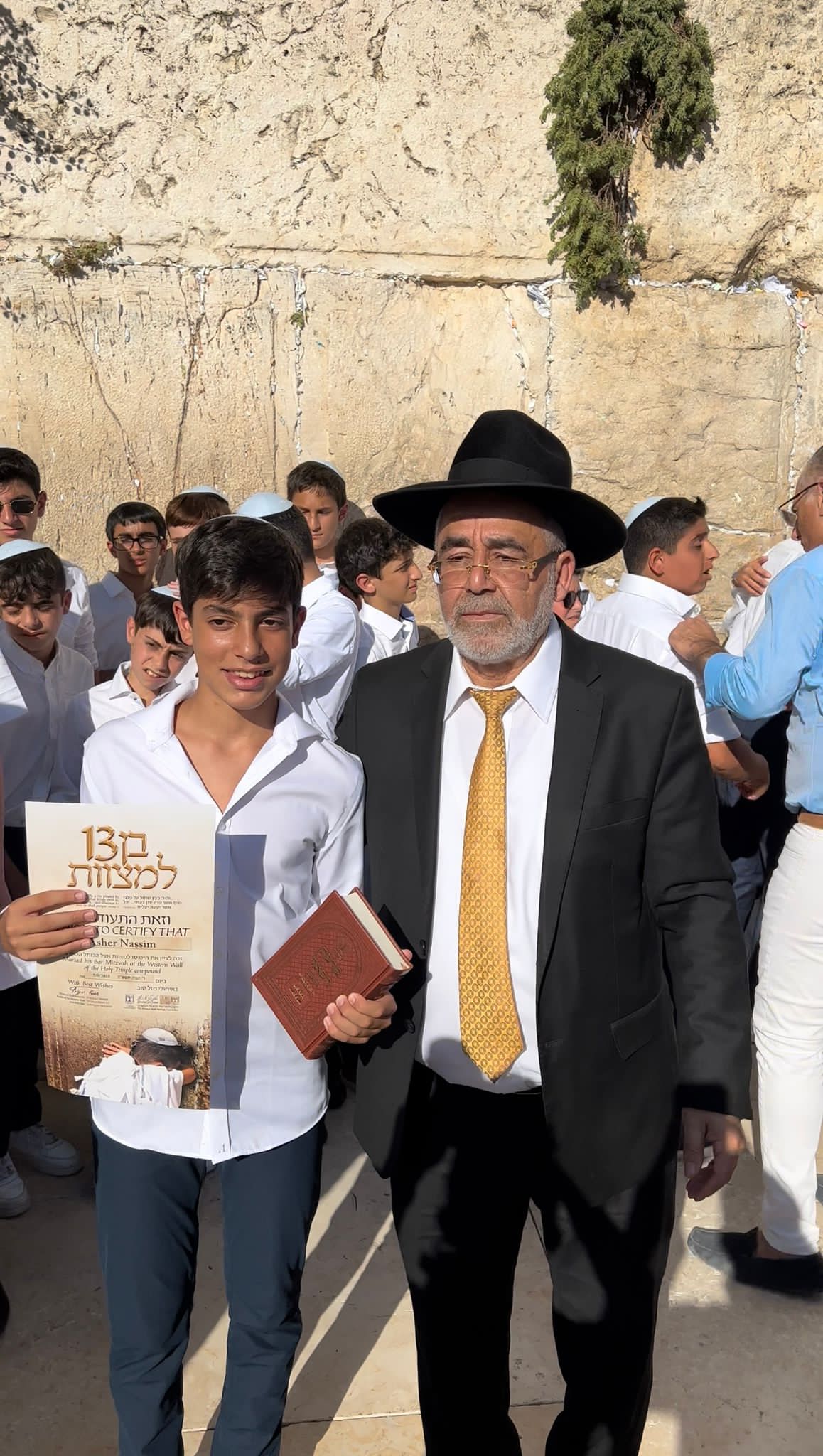 300 מ'אנוסי משהד' חגגו בר מצווה בכותל