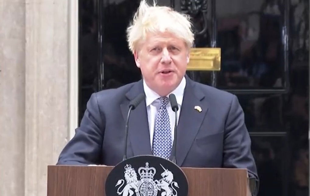 ג'ונסון בהצהרת הפרישה, היום