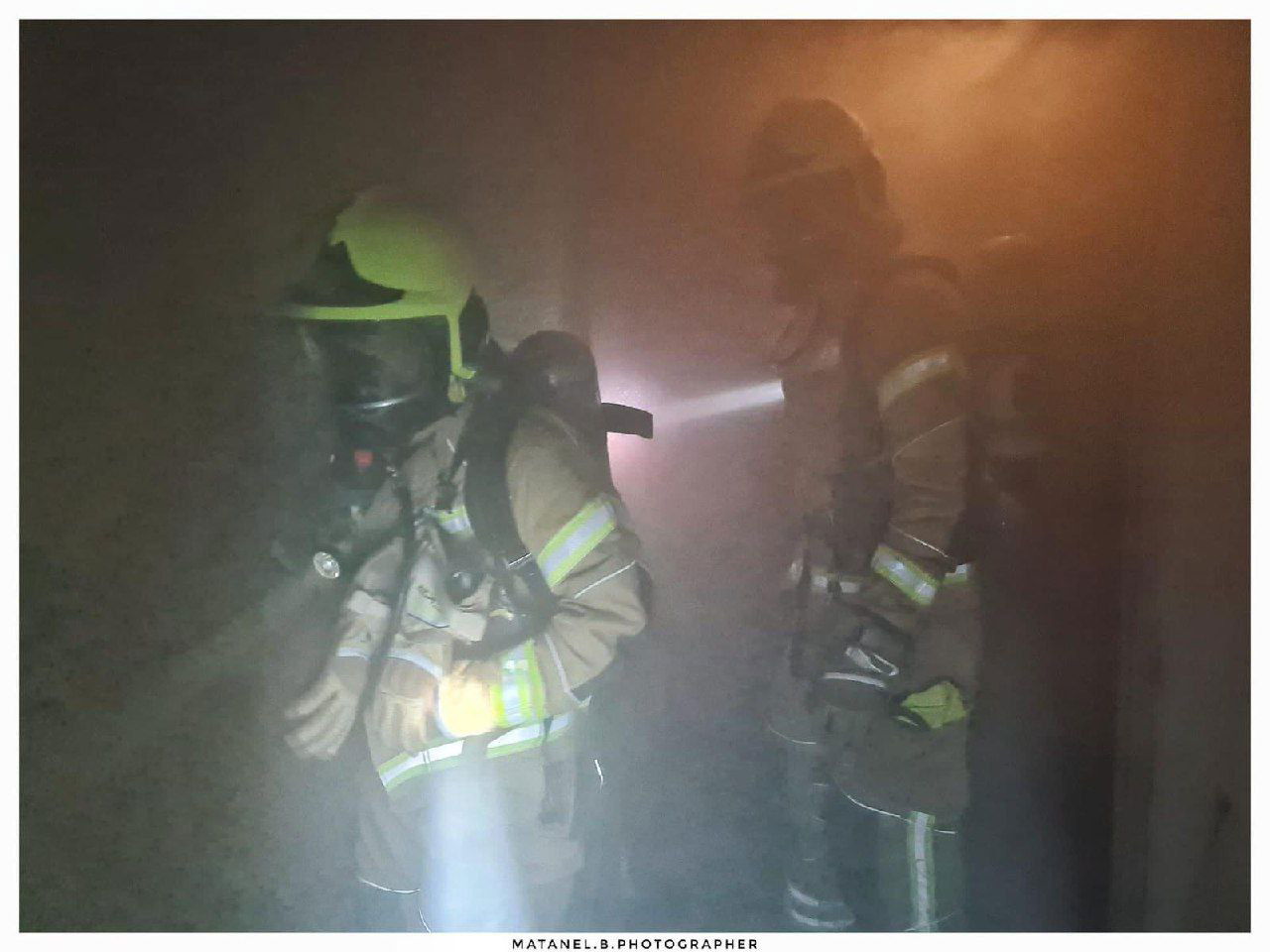 באר שבע: לוחמי האש חילצו לכודים משריפה בעיר