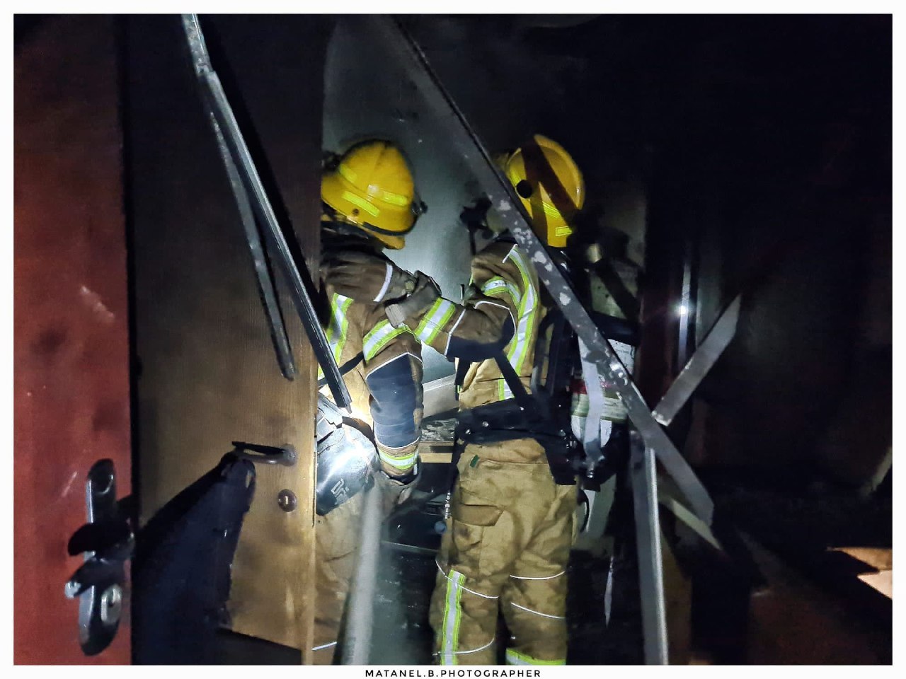 באר שבע: לוחמי האש חילצו לכודים משריפה בעיר